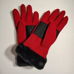 HEAD Insulated Faux Fur Lined Winter Snow Ski Outdoor Gloves Women's Size Small